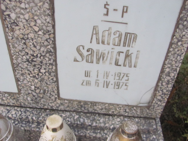 Adam Sawicki 1975 Słubice - Grobonet - Wyszukiwarka osób pochowanych