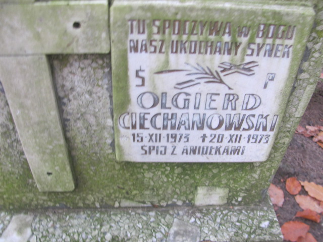 Olgierd Ciechanowski 1973 Słubice - Grobonet - Wyszukiwarka osób pochowanych