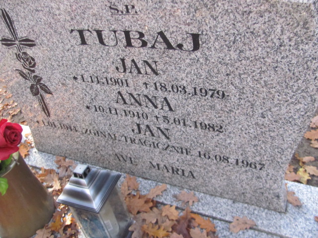 Jan Tubaj 1944 Słubice - Grobonet - Wyszukiwarka osób pochowanych