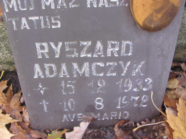 Ryszard Adamczyk 1933 Słubice - Grobonet - Wyszukiwarka osób pochowanych