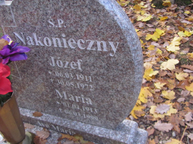 Maria Nakonieczna 1913 Słubice - Grobonet - Wyszukiwarka osób pochowanych