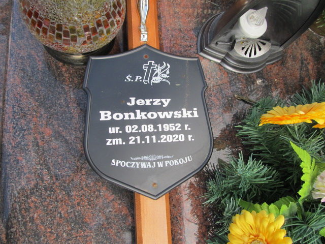 Jerzy Bonkowski 1952 Słubice - Grobonet - Wyszukiwarka osób pochowanych