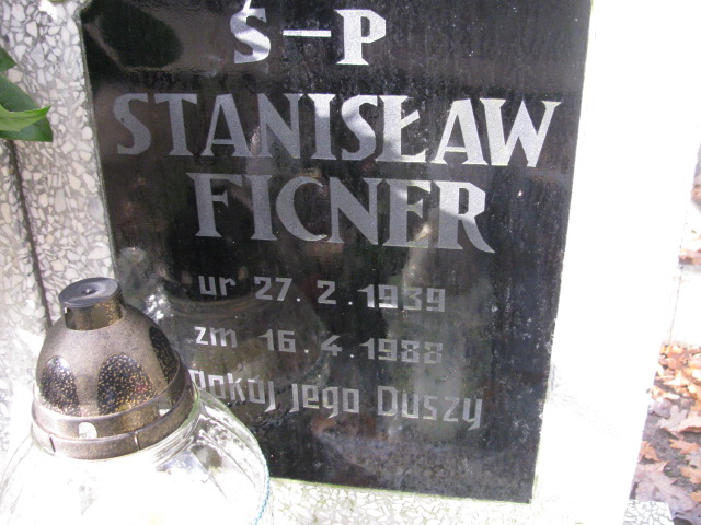 Stanisław Ficner 1939 Słubice - Grobonet - Wyszukiwarka osób pochowanych