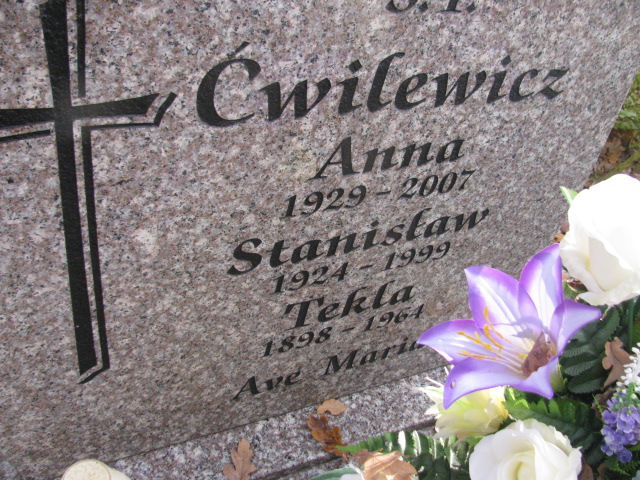  Ćwilewicz 1924 Słubice - Grobonet - Wyszukiwarka osób pochowanych