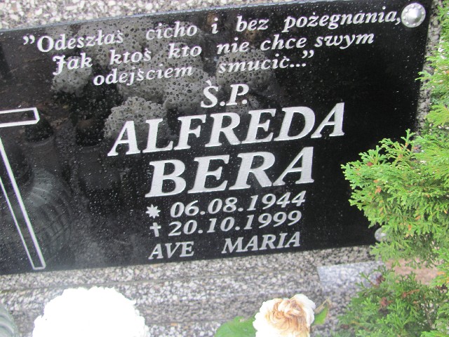 Grób Alfreda Bera