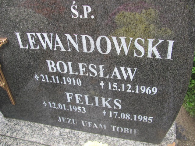 Bolesław Lewandowski 1910 Słubice - Grobonet - Wyszukiwarka osób pochowanych