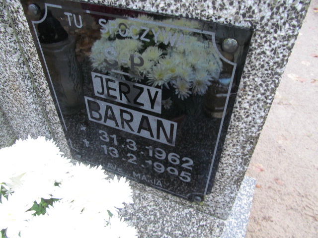 Jerzy Baran 1962 Słubice - Grobonet - Wyszukiwarka osób pochowanych