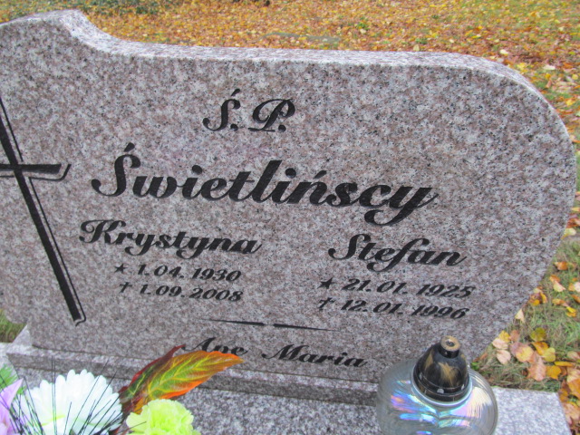 Krystyna Świetlińska 1930 Słubice - Grobonet - Wyszukiwarka osób pochowanych