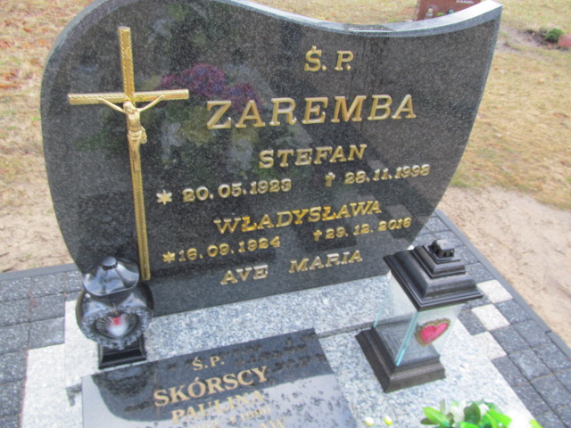 Stefan Zaremba 1923 Słubice - Grobonet - Wyszukiwarka osób pochowanych