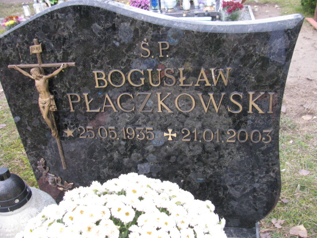 Bogusław Płaczkowski 1935 Słubice - Grobonet - Wyszukiwarka osób pochowanych
