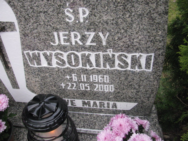 Jerzy Wysokiński 1960 Słubice - Grobonet - Wyszukiwarka osób pochowanych