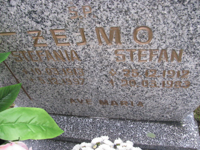 Stefan Żejmo 1912 Słubice - Grobonet - Wyszukiwarka osób pochowanych