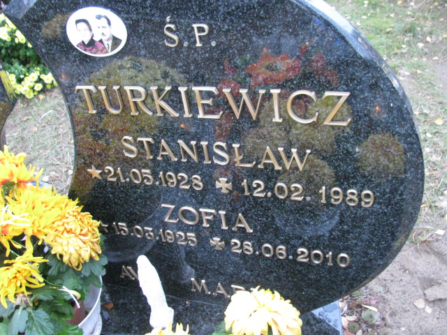 Zofia Turkiewicz 1925 Słubice - Grobonet - Wyszukiwarka osób pochowanych